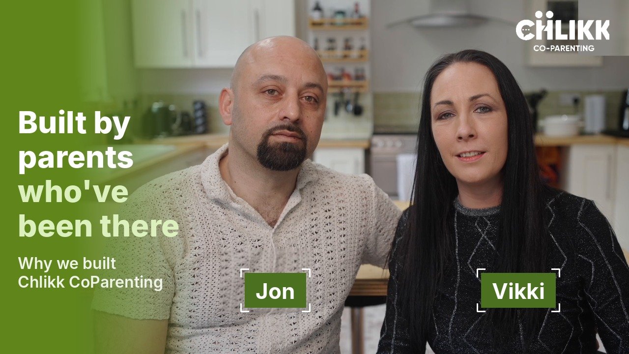 Jon and Vikki, founders of Chlikk CoParenting